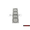 Audi Originale Anelli Posteriore Logo Emblema Simbolo Cromo - 8D5853742 2ZZ