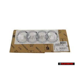 Audi Originale Anelli Posteriore Logo Emblema Simbolo Cromo - 8D5853742 2ZZ