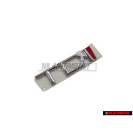 Audi Originale TDI Posteriore Logo Emblema Scritta Cromo Rosso - 8D5853737C 2ZZ