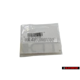Audi Originale TDI Posteriore Logo Emblema Scritta Cromo Rosso - 8D5853737C 2ZZ