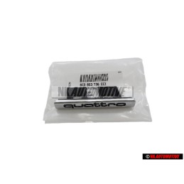 Audi Originale QUATTRO Fronte Logo Emblema Scritta Cromo - 8E0853736 2ZZ