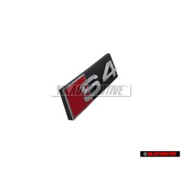 Audi Originale S4 Fronte Logo Emblema Scritta Nero Cromo Rosso - 8K0853736A 2ZZ