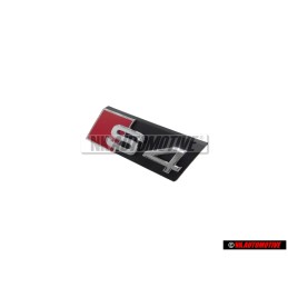 Audi Originale S4 Fronte Logo Emblema Scritta Nero Cromo Rosso - 8K0853736A 2ZZ