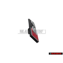 Audi Originale S4 Fronte Logo Emblema Scritta Nero Cromo Rosso - 8K0853736A 2ZZ