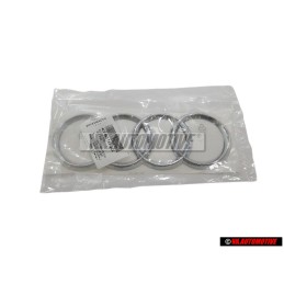 Audi Originale Anelli Posteriore Logo Emblema Simbolo Cromo - 4L0853742 2ZZ