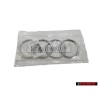 Audi Originale Anelli Posteriore Logo Emblema Simbolo Cromo - 4L0853742 2ZZ