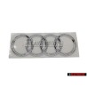 Audi Originale Anelli Posteriore Logo Emblema Simbolo Cromo - 4L0853742 2ZZ