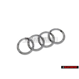 Audi Originale Anelli Posteriore Logo Emblema Simbolo Cromo - 4L0853742 2ZZ