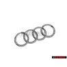 Audi Originale Anelli Posteriore Logo Emblema Simbolo Cromo - 4L0853742 2ZZ