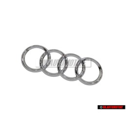 Audi Originale Anelli Posteriore Logo Emblema Simbolo Cromo - 4L0853742 2ZZ