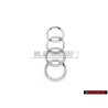 Audi Originale Anelli Posteriore Logo Emblema Simbolo Cromo - 4L0853742 2ZZ