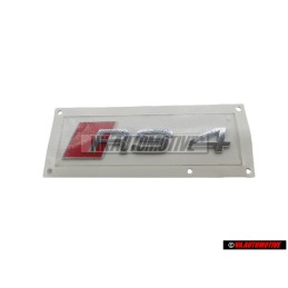 Audi Originale RS4 Posteriore Logo Emblema Scritta Cromo Rosso - 8D9853740 2ZZ
