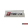 Audi Originale RS4 Posteriore Logo Emblema Scritta Cromo Rosso - 8D9853740 2ZZ