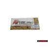 Audi Originale RS4 Posteriore Logo Emblema Scritta Cromo Rosso - 8D9853740 2ZZ