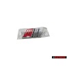Audi Originale S4 Posteriore Logo Emblema Scritta Cromo Rosso - 8D5853737G 2ZZ