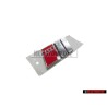 Audi Originale S4 Posteriore Logo Emblema Scritta Cromo Rosso - 8D5853737G 2ZZ