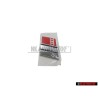 Audi Originale S4 Posteriore Logo Emblema Scritta Cromo Rosso - 8D5853737G 2ZZ