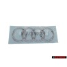 Audi Originale Anelli Posteriore Logo Emblema Simbolo Cromo - 4F9853742 2ZZ