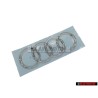Audi Originale Anelli Posteriore Logo Emblema Simbolo Cromo - 4F9853742 2ZZ