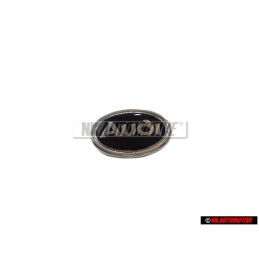 Audi Originale Lato Logo Emblema Simbolo Nero Cromo - 447853621 01C