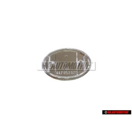 Audi Originale Lato Logo Emblema Simbolo Nero Cromo - 447853621 01C
