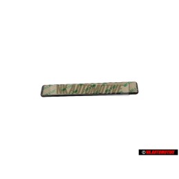 Audi Originale QUATTRO Cruscotto Logo Emblema Scritta Nero - 857853681A 01C