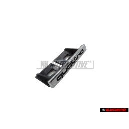 Audi Originale QUATTRO Fronte Logo Emblema Scritta Cromo - 8P4853736B 2ZZ