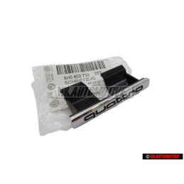 Audi Originale QUATTRO Fronte Logo Emblema Scritta Cromo - 8H0853736 2ZZ