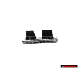 Audi Originale QUATTRO Fronte Logo Emblema Scritta Cromo - 8H0853736 2ZZ