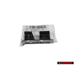 Audi Originale QUATTRO Fronte Logo Emblema Scritta Cromo - 8H0853736 2ZZ