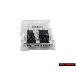 Audi Originale QUATTRO Fronte Logo Emblema Scritta Cromo - 8P3853736 2ZZ