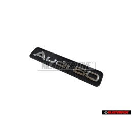 Audi Originale AUDI 80 Cruscotto Logo Emblema Scritta Nero Cromo - 8A0853681D