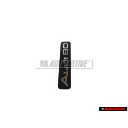 Audi Originale AUDI 80 Cruscotto Logo Emblema Scritta Nero Cromo - 8A0853681D