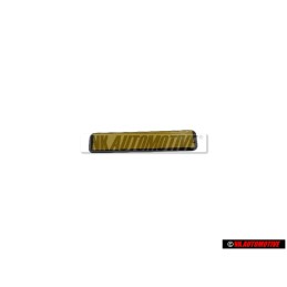 Audi Originale AUDI 80 Cruscotto Logo Emblema Scritta Nero Cromo - 8A0853681D