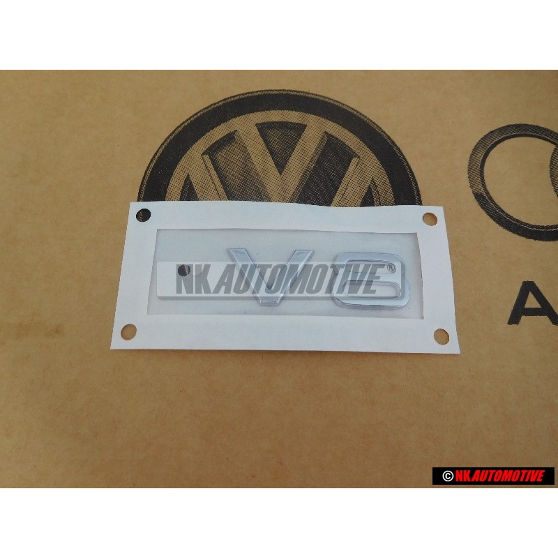 Audi Originale V8 Posteriore Logo Emblema Scritta Cromo - 8E0853601B