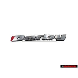 VW Originale DERBY Posteriore Logo Emblema Scritta - 6KM853687 GX2