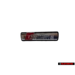 Audi Originale S-LINE Fronte Logo Emblema Scritta Cromo Rosso - 4F0853736A 2ZZ