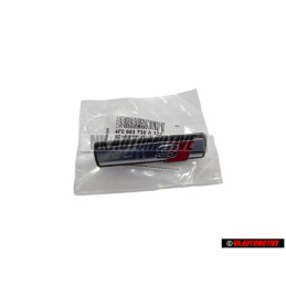 Audi Originale S-LINE Fronte Logo Emblema Scritta Cromo Rosso - 4F0853736A 2ZZ