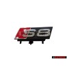 Audi Originale S8 Fronte Logo Emblema Scritta Nero Cromo Rosso - 4H0853740