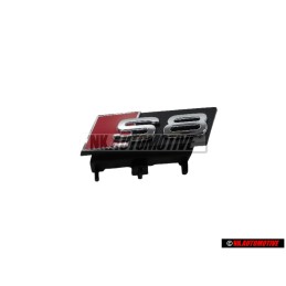 Audi Originale S8 Fronte Logo Emblema Scritta Nero Cromo Rosso - 4H0853740
