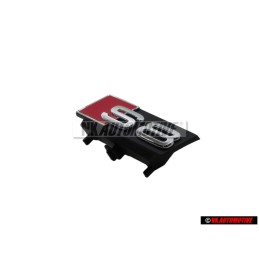 Audi Originale S8 Fronte Logo Emblema Scritta Nero Cromo Rosso - 4H0853740