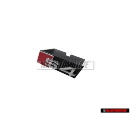 Audi Originale S4 Fronte Logo Emblema Scritta Nero Cromo Rosso - 8E0853736A 2ZZ