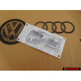 Audi Originale S8 Posteriore Logo Emblema Scritta Cromo Rosso - 4D0853735A 2ZZ