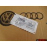 Audi Originale S8 Posteriore Logo Emblema Scritta Cromo Rosso - 4D0853735A 2ZZ