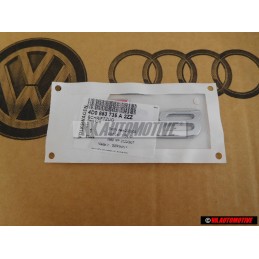 Audi Originale S8 Posteriore Logo Emblema Scritta Cromo Rosso - 4D0853735A 2ZZ