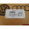 Audi Originale S8 Posteriore Logo Emblema Scritta Cromo Rosso - 4D0853735A 2ZZ