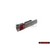 Audi Originale S-LINE Fronte Logo Emblema Scritta Cromo Rosso - 8E0853736C 2ZZ
