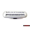 VW Originale MULTIVAN Lato Logo Emblema Simbolo Alluminio - 7E5947415A 72A
