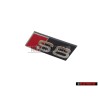 Audi Originale S8 Fronte Logo Emblema Scritta Nero Cromo Rosso - 4E0853740