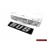 VW Originale BUS Posteriore Logo Emblema Scritta Argento Spazzolato - 255853689